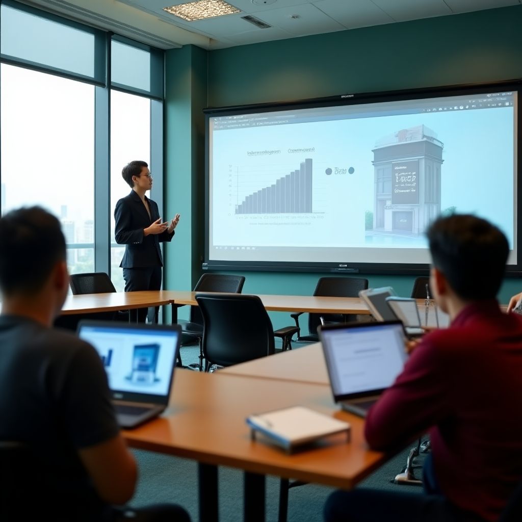 Sesi latihan perniagaan untuk usaha kecil di Pulau Pinang