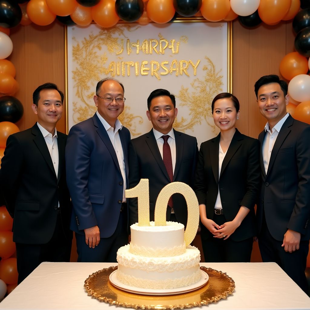 Pasukan FinanceMalaysia meraikan ulang tahun ke-10 syarikat